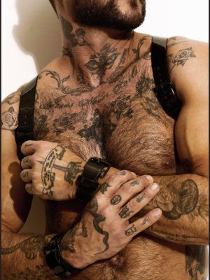 Black Patent Leather Shoulder Harness